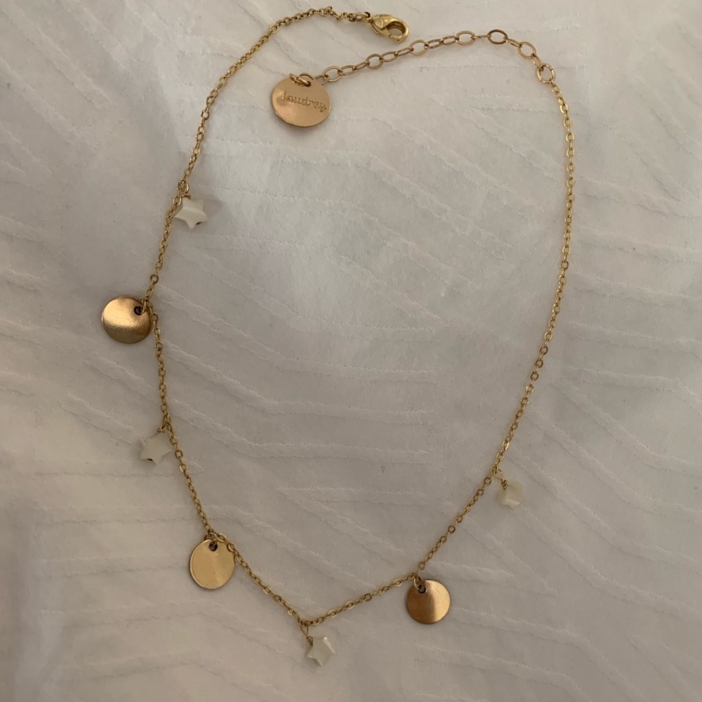 Taudrey Star and Gold Circle Chocker